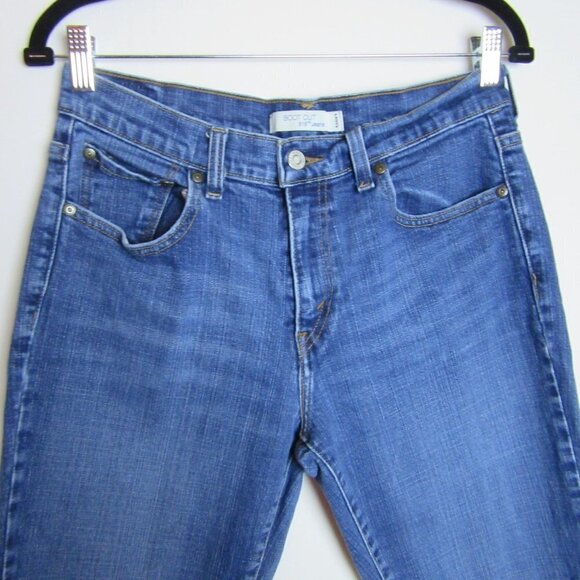 Levi's 515 Boot Cut Blue Jeans Women's 8 - Picture 2 of 6